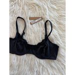 SKIMS  Fits Everybody Lace Underwire Bra Onyx Size 36D Photo 3