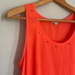 Eyeshadow Orange Hi-Low Studded Tank Top size Medium Photo 2