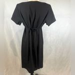 Duo Maternity black notched vneck career maternity dress size medium Photo 2