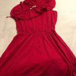 Michael Stars Magenta One Shoulder Knit Dress Photo 3