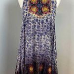 Raga  Boho Embroidered Dip Dyed Sleeveless Tank Dress Small Sample Photo 0