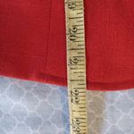 Evan Picone  womens 10 red blazer with flower brooch Photo 6