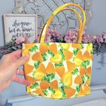 Strawberry Cosmetic Makeup Bag Small New Yellow Photo 2