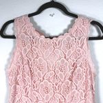 City Studio Pink Lace Sleeveless Fit and Flare Dress Party Cocktail Hoco Sz 13 Photo 2
