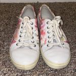 Ecco Womens  Soft Pink Floral Leather Lace Up Sneakers Photo 0