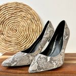 Kurt Geiger KG  Snake Print Court Stilettos Size 39 Photo 0