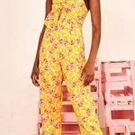 Farm Rio NEW Banana Sunshine Bow Top Jumpsuit In Multi Photo 0
