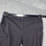 LL Bean Cargo Pants Women 18 Straight Leg Black Hiking Travel Outdoors Utility Photo 2