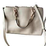 Michael Kors Dusty Rose Gold Chunky Chain Leather Shoulder Bag or Handbag Photo 3
