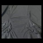 Jamie Sadock Polo Top‎ M Medium Golf Shirt 1/4 Zip Button Pockets Black Photo 3