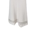 French Connection  Quiet Luxury Sheer Fit & Flare Knit Mini Dress 2 White Bridal Photo 11