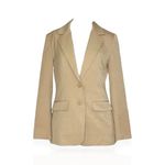 STAUD  City Single-Breasted Blazer, Camel, XS Photo 4