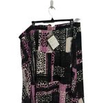 Bob Mackie  Wearable Art Pink Black Boho Y2K Maxi Skirt NWT 1X Artsy Whimsical Photo 1