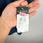 Ralph Lauren LRL Midi Dress Womens 8 Navy Blue Long Sleeve Stretch Classic NWT Photo 6