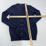J.Crew  Sweater Womens XS Navy Blue Wool Nylon Cashmere Blend‎ Button Cardigan Photo 5