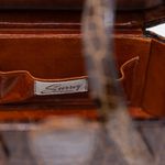 Surrey Original Vintage Genuine Patent Croc Leather Top Handle Purse Bag Tote Photo 5