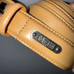 NWOT LRL Lauren Ralph Lauren Tan Nude Italian Leather‎ Belt L 39” Photo 3