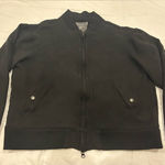 barney's new york Barney’s New York black bomber jacket women medium Photo 0