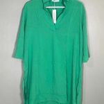PAYRU shirt style Swim Coverup Kelly green size small NWT Photo 0