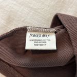 Princess Polly  Classic Crop Tee Brown Size 4 Ribbed Photo 5