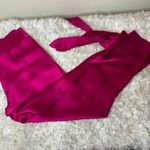 INC  Pink Satin Pants Bow Tie at Ankle Party Pants Sz 4 Photo 7