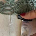 Current Mood Dollskilk crochet sea shell sage green top size large Photo 4