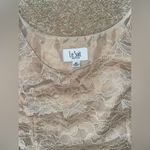 Le Suit vintage tan lace structured tank top Photo 1