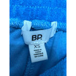 BP . Womens Jogger Shorts Blue Pocket Mid Rise Pull On Elastic Waist Terry XS New Photo 6