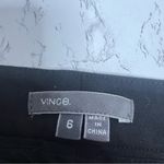 Vince  Ponte Knit zip pocket skinny pants black moto sz 6 Photo 7