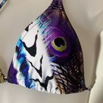 ASOS Cia Maritima Peacock Sliding Halter Bikini Top M Photo 4