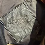 Jacqueline Ferrar  Genuine Leather Women Black Double Breasted Jacket Size XL Photo 5