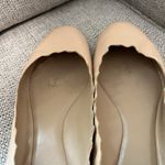 Chloé Chloe Lauren‎ Scalloped Ballet Flat in Cream Size 37 Photo 3