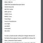 Marilyn Monroe  216 prescription glasses brown Photo 5