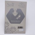 NEW Scout Curated Wears Crystal Wrap Bracelet Necklace Blue Ivory Silver Gift Photo 1