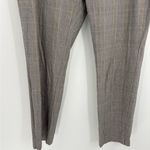 Massimo Dutti  slim chino modal cotton grey check trousers pants size 6 (30) Photo 4