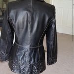 Classiques Black Leather Jacket From Nordstrom Size 4 Photo 2