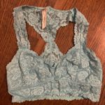 Free People Light Blue Lace Racerback Bralette XS Photo 0