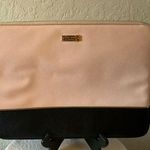 Kate Spade : Pink& Black Padded Laptop Sleeve- Gold Tone Photo 0