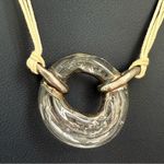 Vintage Sterling Handcrafted Glass Donut O Photo 6