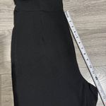 UNIQ Elegant Black Wide Leg V Neck Sleeveless Jumpsuit Women Large Photo 10