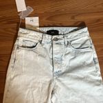 3x1  White Straight Leg Jeans High-Rise Structured Photo 2