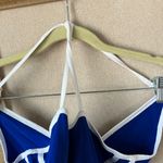 Bozzolo  Royal Blue and White bodysuit large Photo 6