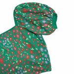 525 America 525 Green Garden Floral Print Puff Sleeve Blouse Womens L Photo 4