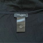 Ann Taylor  Black Mesh Layered Blouse Top XL Photo 6