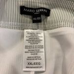 Mario Serrani  Light Green and White Striped Skort, Size XXL Photo 7