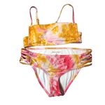 Aeropostale Tie-Dye Square-Neck Bikini Top S full tie dye bottom XS Photo 3