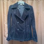 Rubbish Y2k corduroy black double breasted pea coat XS Photo 0