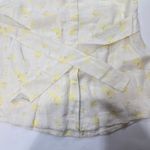 Tularosa  Whitaker Button Front Dress in Faded Yellow Floral XXS Photo 3