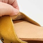 Lucky Brand NWT  Zashti Yellow‎ Leather Wedges Size 8.5M Photo 4