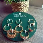 Wild Fable  Gold and Red Ring Collection Photo 1